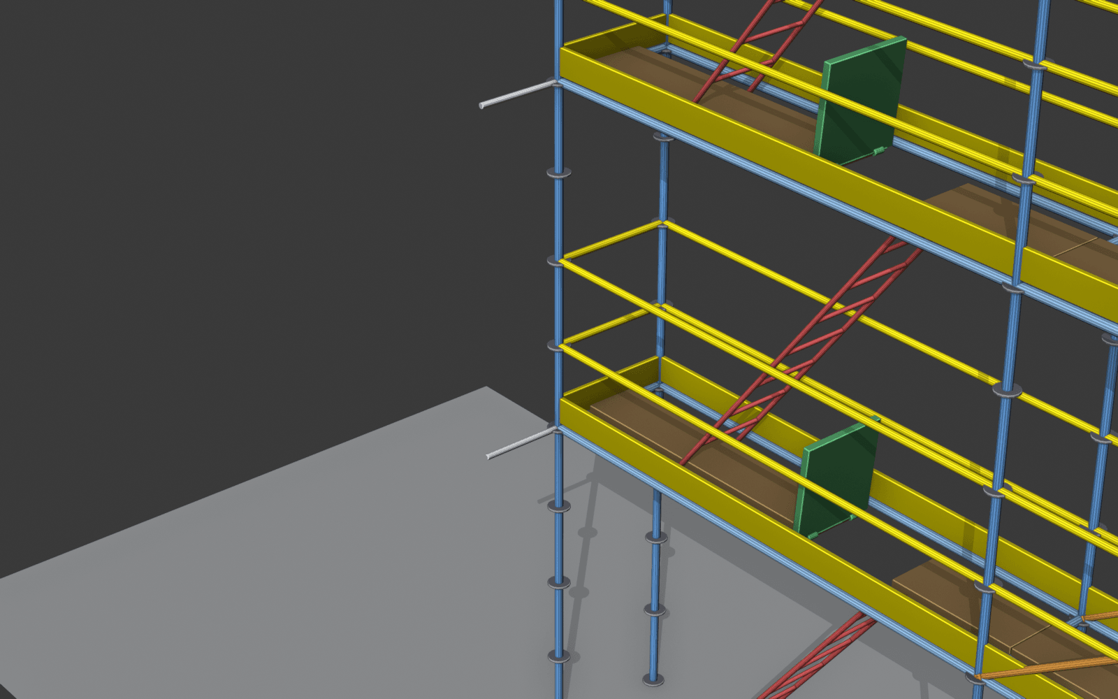 4 storeys + ties